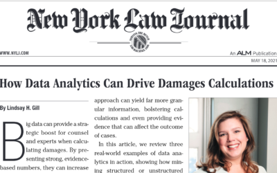 How Data Analytics can drive damages calculations
